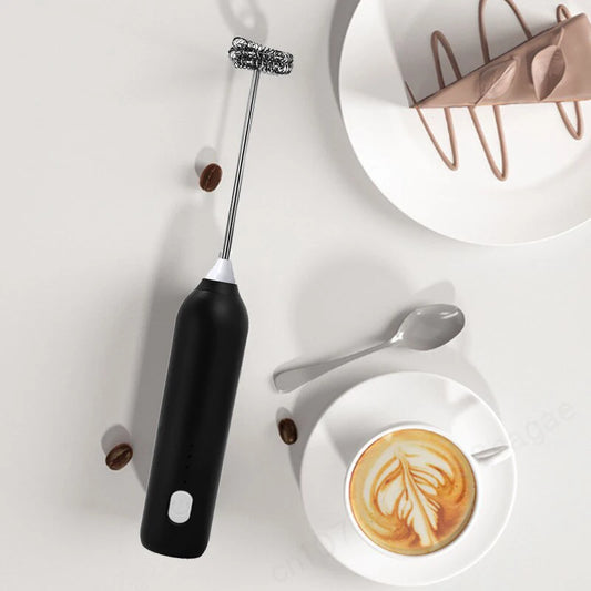 USB rechargeable milk frother