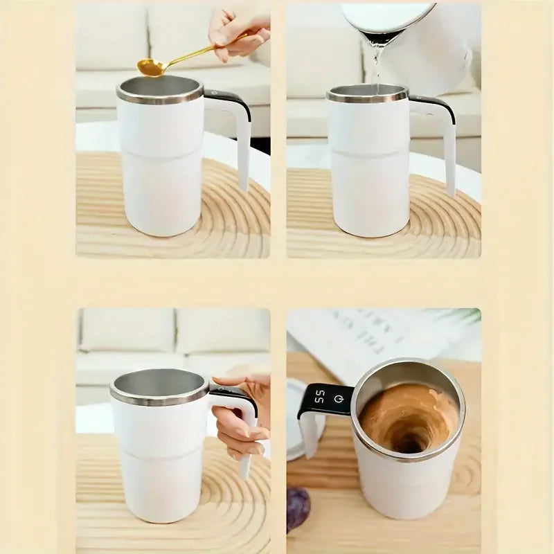 USB charging self-stirring mug